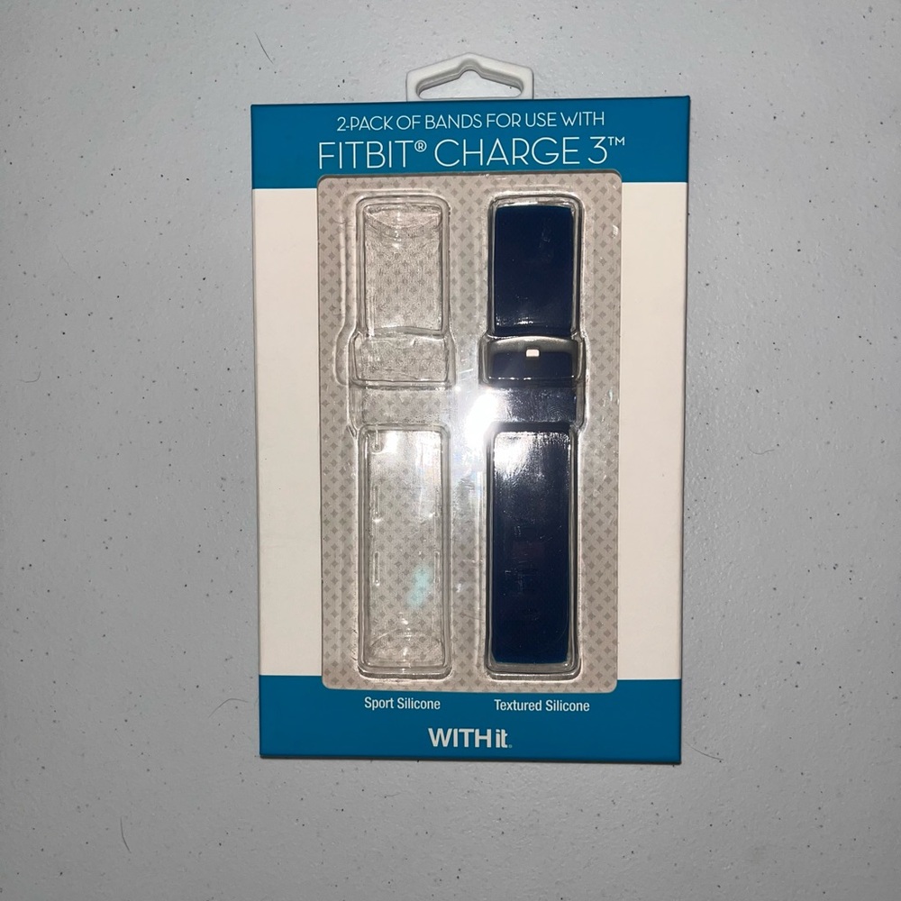 NIB Fitbit Charge 3 Silicone Watch Band